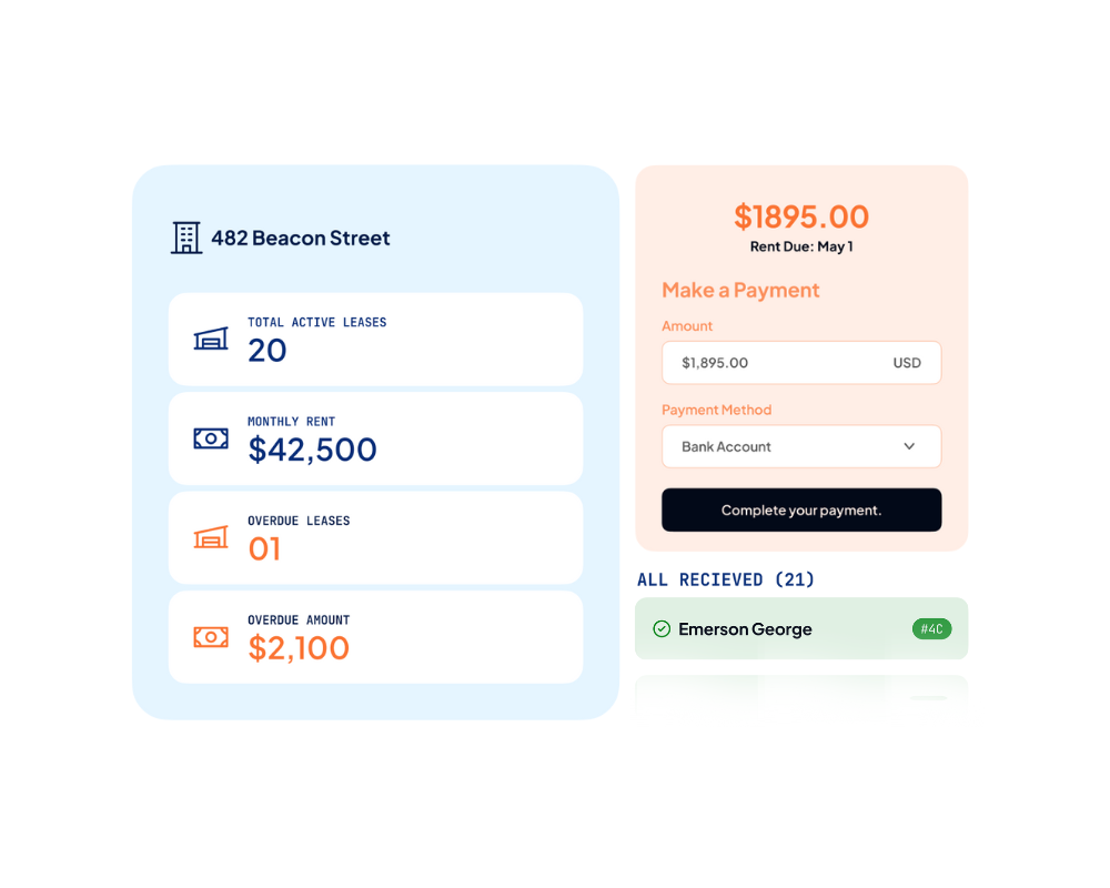 Payments Rent Roll & Make Payment Composite