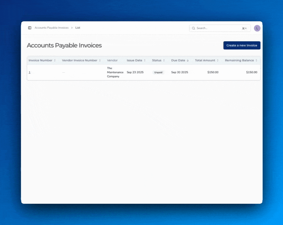 invoice invoice